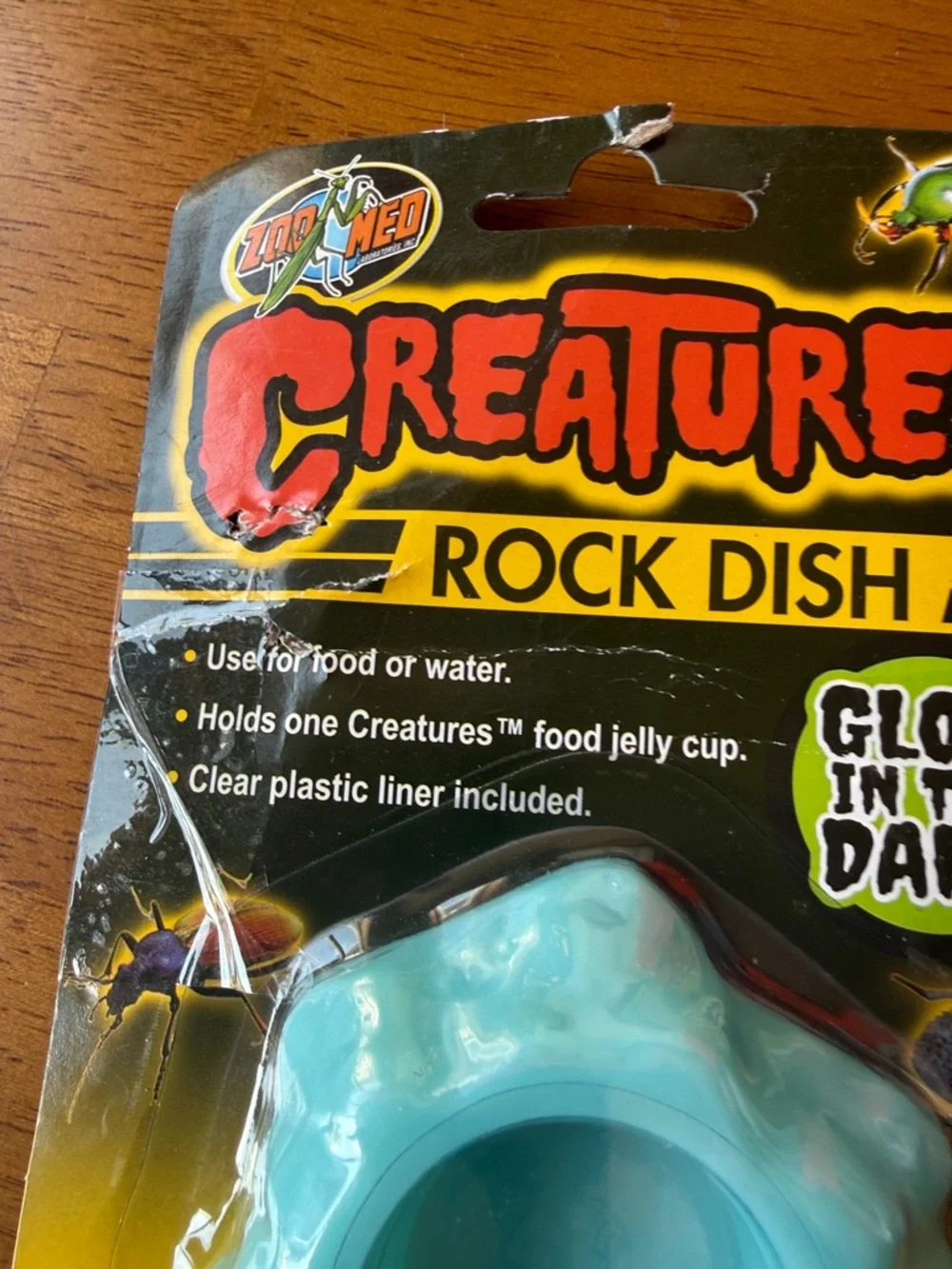 Glow-in-the-Dark Rock Dish – Blue